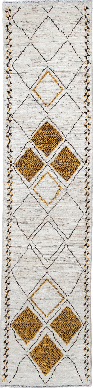 Vintage Moroccan Runner Rug (2' x 9')